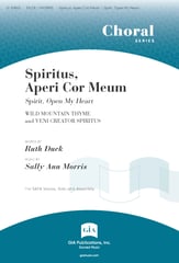 Spiritus, Aperi Cor Meum SATB choral sheet music cover